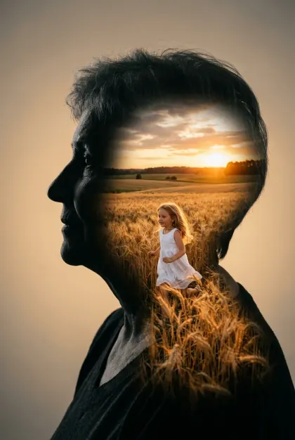 The Temporal Double-Exposure Silhouette